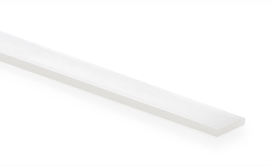 Flat profile A/2275, 14x3 mm
- Silicone square, elastic
- 60 +/- 5 Shore A, light talc
- Tolerance ISO 3302-1 E2, semi-translucent
- ±100 m/spool